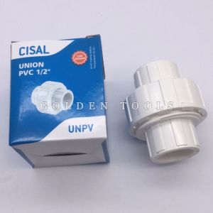 Watermur polos 1/2 inch CISAL putih pvc watermur 3/4 inch Union Socket 1inch