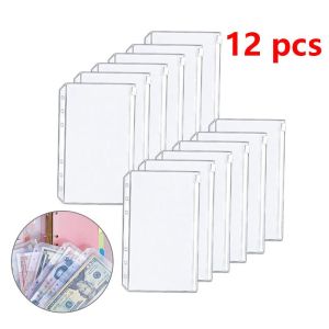 A6 6-Hole PU Leather Binder Journal Cash Budget Planner Kawaii Loose-leaf Notebook Organizer