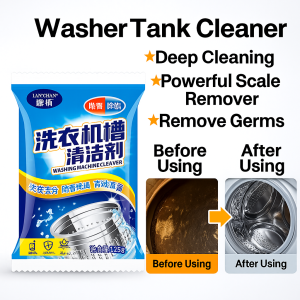 Powerful Descaling Powder for Washing Machine 10min Deep Clean Antibacterial Formula Removes Limescale Mold 125g Pack
