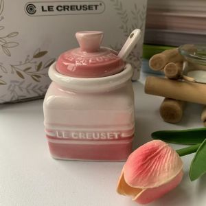 Spice Container Set Small Food Storage Camping Ceramic Salt Pepper Jars With Cover Organizer Kitchen Utensils