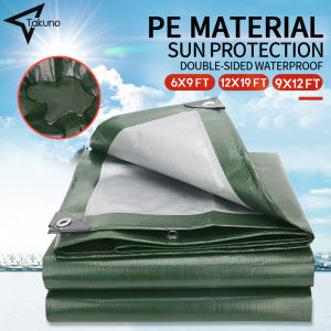12FTx19FT 6FTx9FT Trapal Lona Tolda Tarpaulin 9FTx12FT  Waterproof sunscreen waterproof on both sides (with holes)thickenedTruck Covers Outdoor Canopies