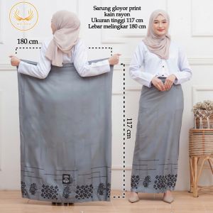 SARUNG GOYOR WANITA PEREMPUAN SARUNG AQIL SANTRIWATI WARNA SOFT SARUNG BATIK MODERN BAHAN RAYON TEBAL TIDAK NERAWANG