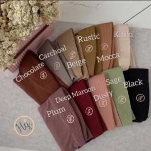 Ped Instan Hijab Rumana Polos Terlaris