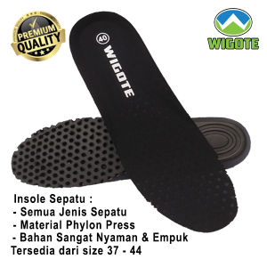 WIGOTE ALAS SEPATU 2 PCS KIRI KANAN SOL DALAM SEPATU INSOLE SEPATU BAHAN PHYLON EMPUK NYAMAN RINGAN