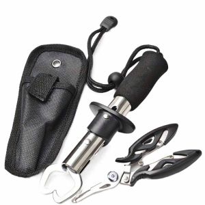 GUAIB Grip Control Fishing Pliers Not Easy To Loosen Stainless Steel Fish Controller Set Lure Pliers Durable and Sturdy Fish Lip Gripper Fishing Tackle