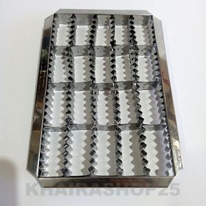Cetakan kue kering kastangel gerigi besar stainless Cetakan kue kering lebaran