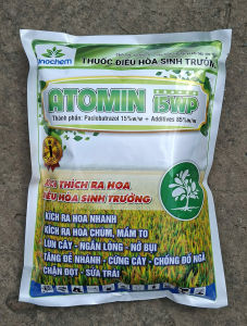 [TRUNG THIEN THINH] ATOMIN 15WP Gói 1KG (Paclobutrazol 15%) Điều Hòa Sinh Trưởng Kích Ra Hoa Ngắn Lóng Cứng Cây