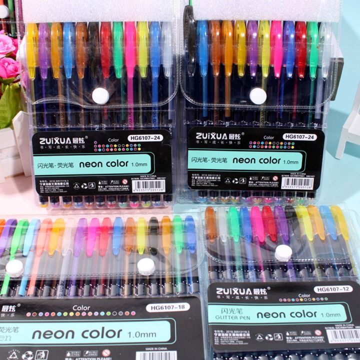 TRYJUV 笔 1.0mm Students Flash Highlighter Office DIY Flash Marker Pen