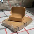 (10 PCS) Paper Lunch Box Kotak Makan Ukuran 16x9x5 cm (Lunchbox Medium) Laminasi Tebal 290 gram/gsm Coklat Polos - Lunch Box Kertas, Dus Box, Dus Nasi, Kemasan Makanan Take Away, Kemasan Makanan Kertas, Tray Paper Kertas, Box Kue. 