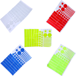 Cycling Bicycles Adhesive Warning Sticker High Reflective Tape Strong Reflective Sticker Car Helmets Sticker