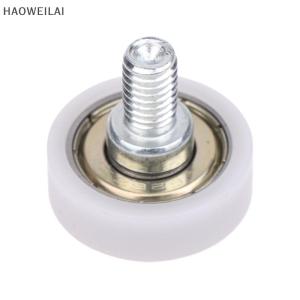 [HAOWEILAI] 1ชิ้น M6 x 22x7เกลียวพลาสติกด้านนอกโค้งทรงกลมล้อสกรูแบริ่งลูกกลิ้งลิ้นชักอุปกรณ์เครื่องจักรกล