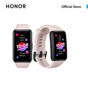 Original HONOR Band 6 with 1.47" Large AMOLED Display 1 Year Official Warranty