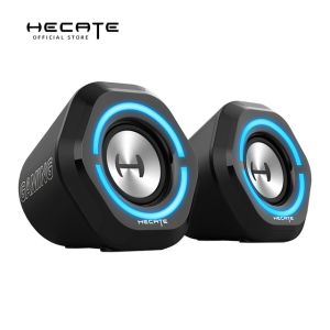HECATE G1000 Gaming Speaker USB/AUX Inputs Wireless Bluetooth 5.0 2.5 inch Full-range Drivers Deep Bass RGB Lighting Bluetooth Speaker