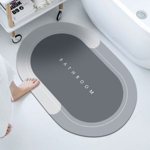 Bathroom Mat Anti-Slip Absorbent Quick Drying Kitchen Entrance Door Mats Keimav