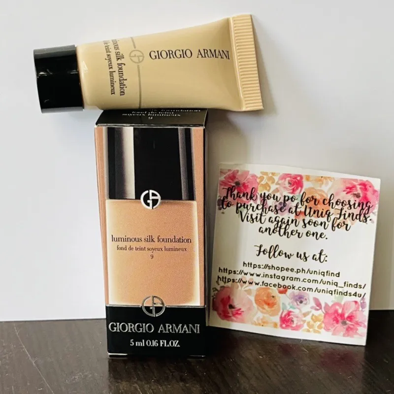 COD Giorgio Armani Luminous Silk Foundation Shade 9 Sample Size