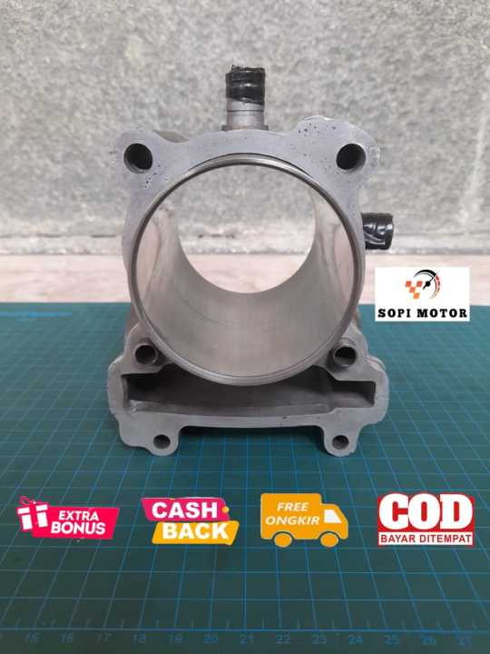 CYLINDER BLOK/ BORING JUPITER MX/ VIXION/ NMAX/ AEROX BORE UP PISTON 57