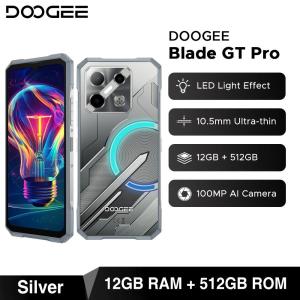 DOOGEE Blade GT Pro Rugged Phone LED Light Effect 12GB 512GB 6.72” FHD+ 120Hz Dimensity 7025 100M 100MP AI Camera