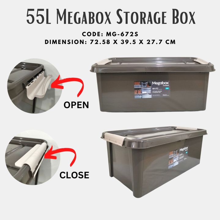 [NEW ARRIVAL] MG672S 55L MEGABOX STORAGE BOX / MEGABOX / STORAGE BOX