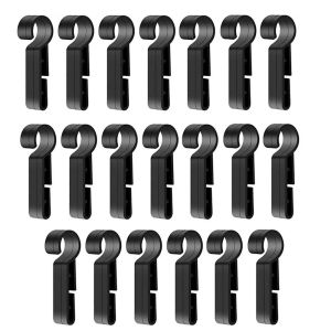 คลิปล๊อคสำหรับยึดสาย ไฟฉายคาดหัวติดหมวกเซฟตี้ ป้องกันการเลื่อนหลุด แข็งแรงทนทาน น้ำหนักเบา (5/10/20ชิ้น/ชุด)