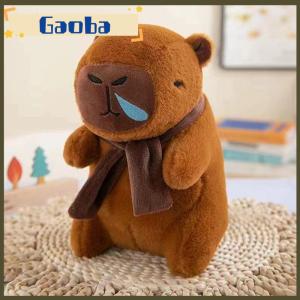 gaoba 20-25cm Cross-dressing Capybara Plush Toy Soft Stuffed Simulation Animals Cute Doll Cartoon Cute Home Decoration For Girls Gift