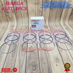 RING PISTON SEHER STD STANDAR KOMPLIT MITSUBISHI PS125 EURO 4 CANTER EURO 1SET 4PCS
