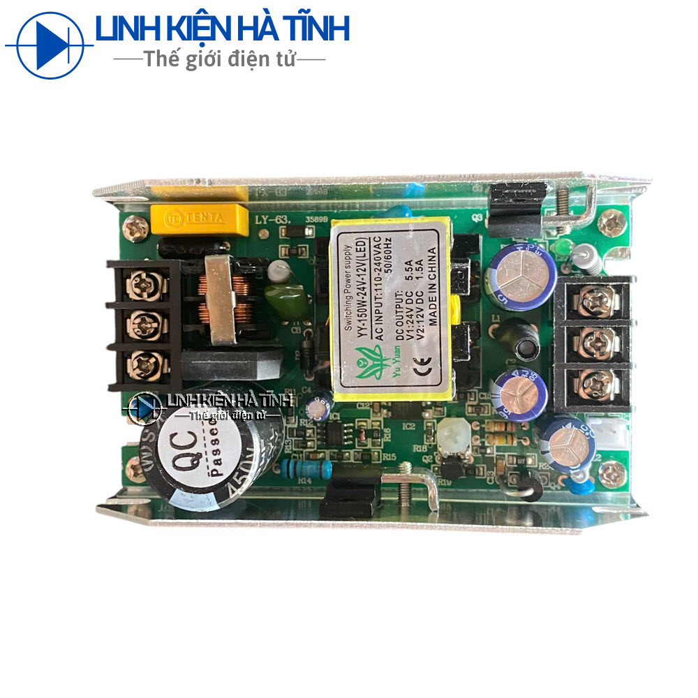 24V-12V Nguồn đèn LED Par nguồn par led 54 x 3W công suất 150W 