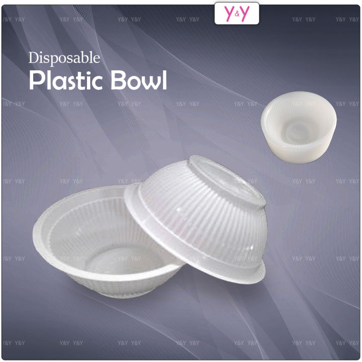 [VALUE BUY] Recyclable Disposable Plastic Bowl 300ml(100pcs) & 320ml