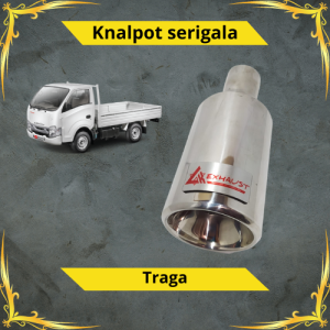 Knalpot serigala solar isuzu traga