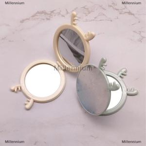 [COD] Millennium Foldable Makeup Mirror Mini Flowers Makeup Vanity Mirror Portable Hand Mirrors Double-Side Compact Mirror Pocket Cosmetic Mirror