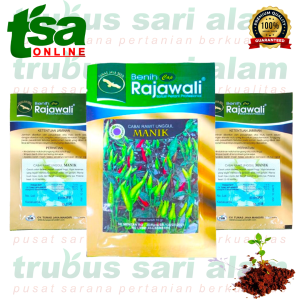 MANIK 10gr - Benih bibit biji cabai cabe rawit unggul super pedas Cap Rajawali