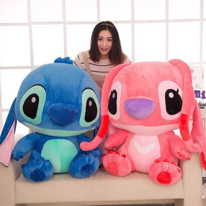 40/50/60cm Big Size Disney Kawaii Lilo & Stitch Plush Toys Stuffed Soft  Cute Anime Lilo & Stitch Doll for Children Kids Sleeping Pillow toy for  girls