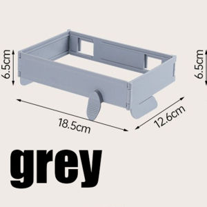 Wall mounted simple foldable household garbage bag rack cabinet door storage garbage bag holder