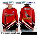 Jersey anak baju merpati balap tinggi kaos team merpati lengan panjang. 
