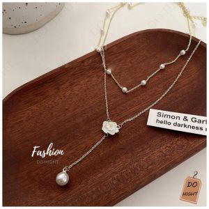 พร้อมส่ง⚡ มีเก็บเงินปลายทาง💸 สร้อยคอแฟชั่น ความยาวสร้อย 16 นิ้ว สไตล์เกาหลี (ราคาต่อ 1 เส้น) : Do hight