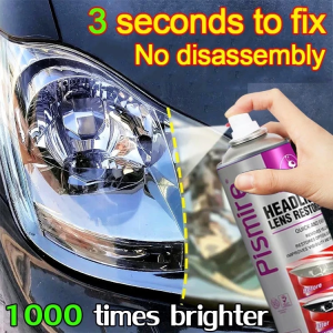 ✨1000 times brighter✨headlight restoration for car 800g Headlight Polishing Spray headlight restorer headlight lens cleaner motorcycle fast bright headlamp car care Car Care Headlight Cleaner and Scratch remover kit