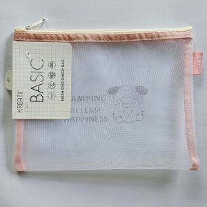 Mesh Pouch with Zipper