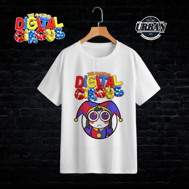 Digital Circus Pomni Everything Is Fine Men's T-shirt Back Print | Mazezy