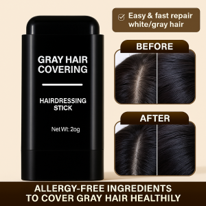 Soft Black Disposable Hair Color Stick Temporary Cover Gray Hair Color Pen Stick Hairdressing