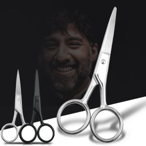 Gunting Alis Mata Ujung Lancip Eyebrow Trimmer Scissor Stainless Steel iBeeR - 7CHX6KBK