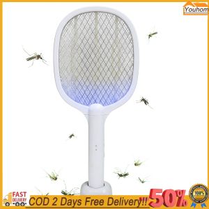 Lightweight Rechargeable Electric Mosquito Swatter and Trap Lamp 2 in 1 for Easy Handling and Effective Mosquito Control