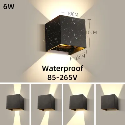 CHENBEN Led Wall Lamp 4W/6W/8W Modern Nordic Style Indoor Outdoor Waterproof Wall Light for Home Bedroom Corridor Stairs Garden Decor