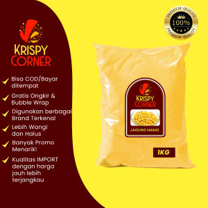 Bumbu Tabur Rasa Jagung Manis 1kg Penyedap Rasa Aneka Snack Kentang Ayam Jamur Crispy Bumbu Instan Rasa Jagung Manis 1Kg