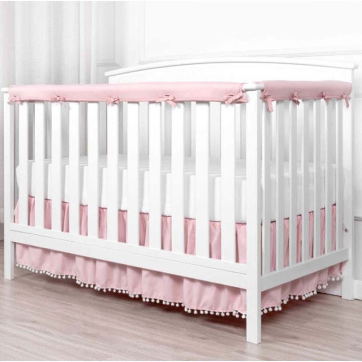 GBSDN Padded 3Piece Bed Fence Baby Safety Guardrail Cradle Baby