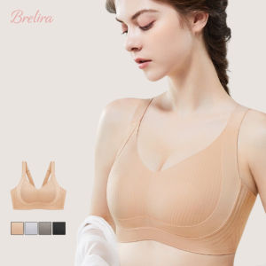 Plus Size Gathering Bra Anti-sagging Bra Cup Slimming Thin Section Light and Thin Big Boobs Ultra-thin