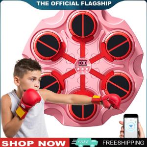 【New Arrival】 Kids Electronic Boxing Target with Music and Light for Home Fitness and Stress Relief Durable Wall Boxing Equipment