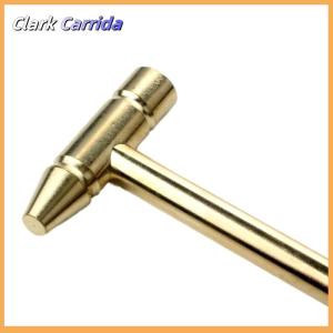 [Clark Carrida] Búa đa năng 6 trong 1 siêu nhỏ mới đa năng bằng đồng thau 3 loại đầu tuốc nơ vít dụng cụ tự làm Bỏ Túi búa tròn nhỏ 5 trong 1