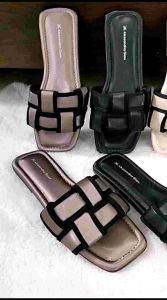 ALANA- Sendal Flat Wanita Korea BILQIS Ketupat Anyam || Sandal Fashions Wanita Korea Terbaru