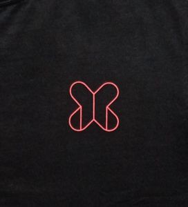 Anyway Kaos Pendek "Butterfly" Black 722
