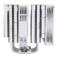Thermalright FROST TOWER 140 WHITE CPU Air Cooler FT140 WHITE 158mm Height Dual-Tower Dual-Fan Heatsink 7 Heat Pipe & Heat Dissipation Soldering Process Supports Intel 14th/15th Gen / AM4/AM5. 