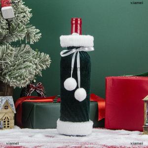 xiamei Wine Christmas Bag Wine Bottle Gift Bag Reusable Wine Bottle Covers For Xmas Christmas Wedding Birthday Holiday Party Decor